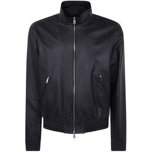 DESA Men's Classic Zippered Bomber Jacket Men BLACK Outerwear
